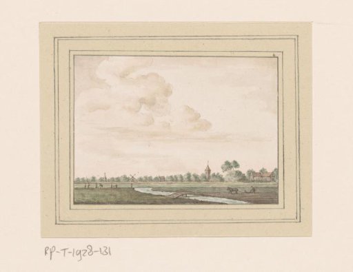 View of Noordwelle in Zeeland