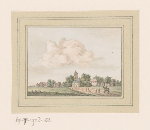 View of Serooskerke in Zeeland
