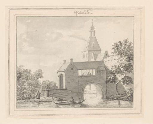 View of the Covered Lock at the IJsselpoort in IJsselstein