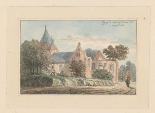 View of the chapel at De Haar Castle in Haarzuilens