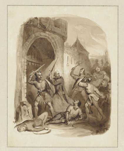 Priest Gerlach defends Süsel against the Slavs