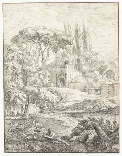 Landscape with a reclining figure