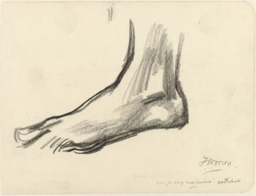 Study of a Foot for the Baptism of Christ
