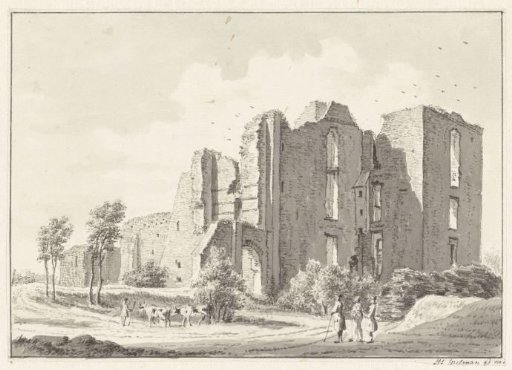 Ruin of Brederode near Haarlem