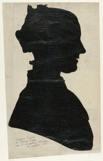 Silhouette of Madame Eugène de Block-Looz