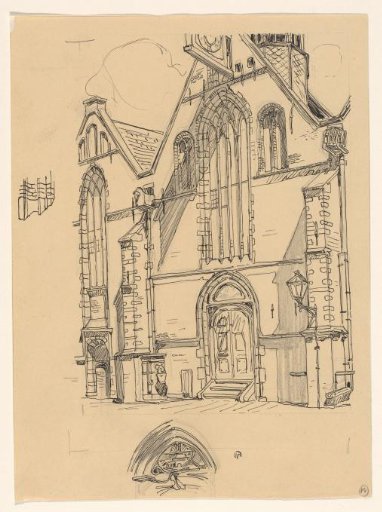 Western Facade of the North Church in Hoorn