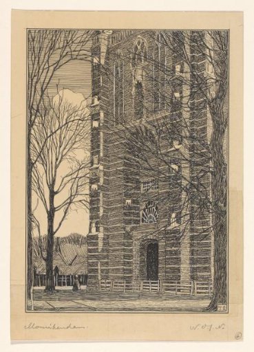 Tower of the Great or Saint Nicholas Church in Monnickendam