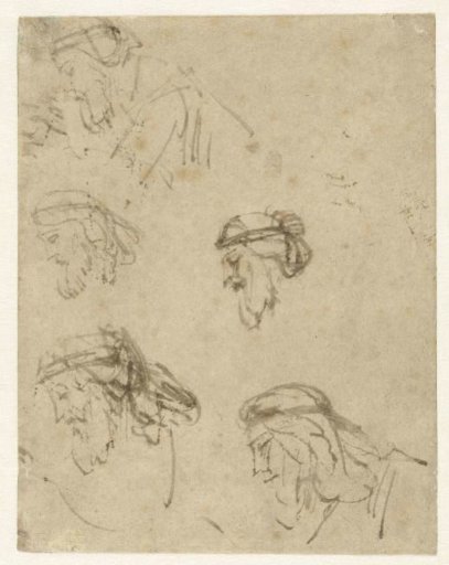 Five Studies of Haman’s Head