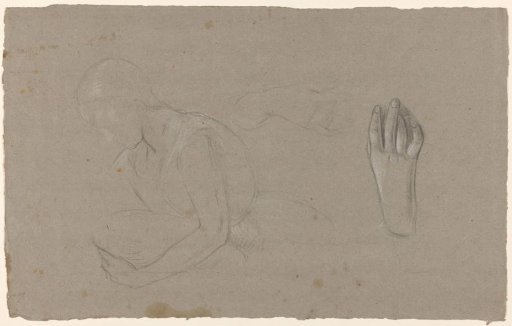 Studies of hands and a figure