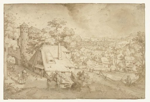 Landschap met Abraham en Izaäk