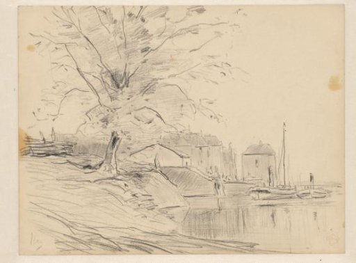 Harbour at Arnhem, near the Schipbrug