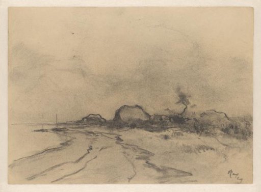 Dwellings by a River