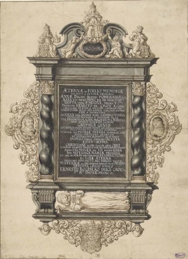 Tomb monument for Anna of Croy, née of Pomerania