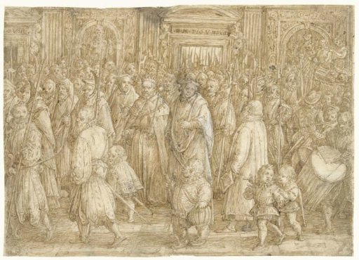 Return of Grand Duke Cosimo I of Tuscany to his palace