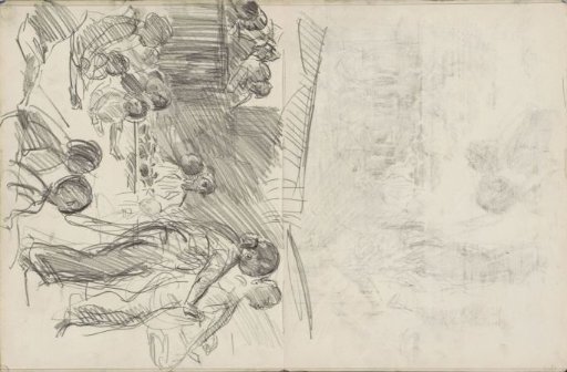 Spectators watching dancers and a gamelan orchestra