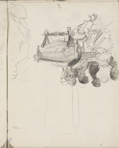 Seated figures, including a drummer