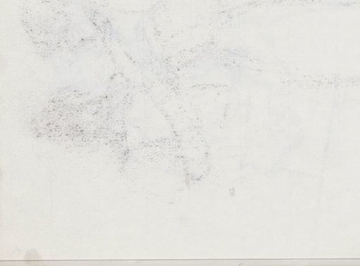 Rubbing of the chalk drawing on sheet 2 recto