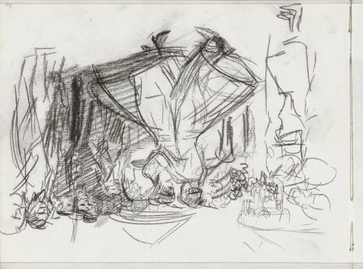 Dancing women with spectators