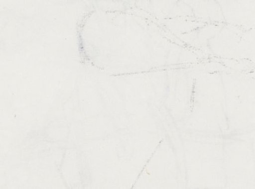 Rubbing of the chalk drawing on sheet 23 verso