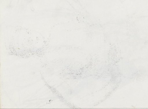 Rubbing of the chalk drawing on sheet 4 recto