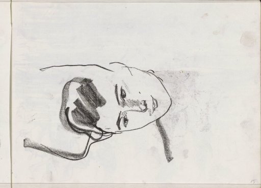 Woman's head with a hat