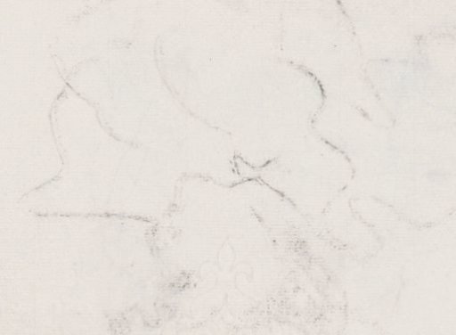 Impression of the chalk drawing on sheet 17 verso