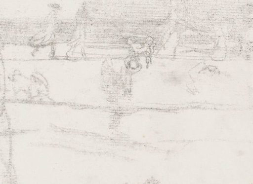 Impression of the chalk drawing on sheet 5 recto