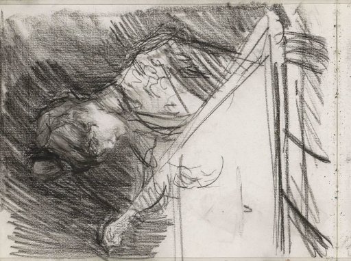 Seated woman, possibly at a piano