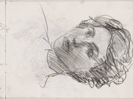 Head of a woman