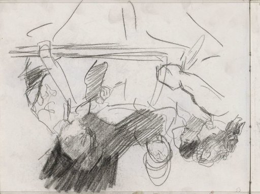 Seated Figures, Possibly at a Table