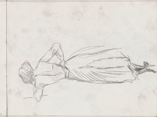 Standing Woman, Seen from Behind