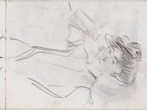 Woman with a Hand Under Her Head