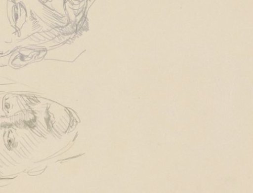 Head of a Woman and a Self-Portrait by Isaac Israels