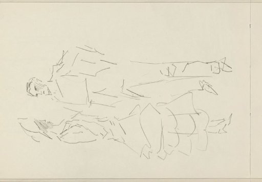Standing woman and man, possibly variety artists