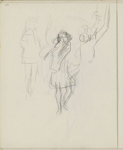 Study sheet with dancers