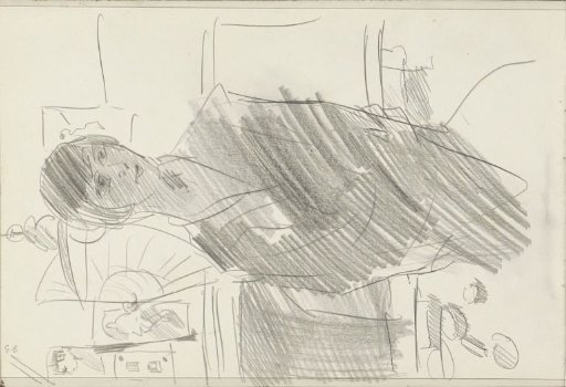 Woman in a dressing room