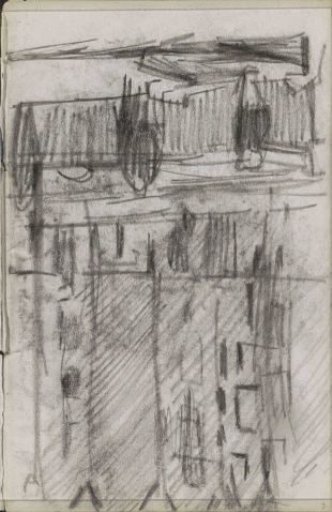 Figures by a canal, possibly in Amsterdam