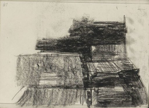 Buildings, possibly shop fronts