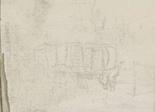 Impression of the chalk drawing on sheet 4 verso