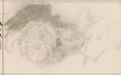 Rubbing of the chalk drawing on page 9