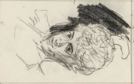 Woman's head with hair decoration