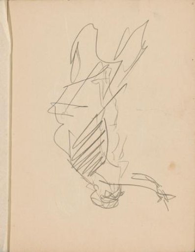 Figure with an outstretched arm