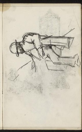 Seated man with a bowler hat