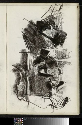 Men and women at tables, possibly at a concert
