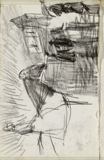 Horseman and Figures in the Street