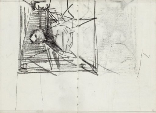 Two figures on the street, possibly the Prinsengracht in Amsterdam