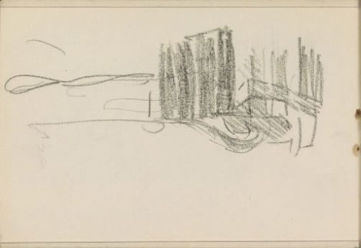 Study, possibly of a staircase