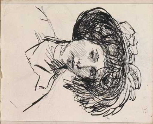 Woman's Head with Hat