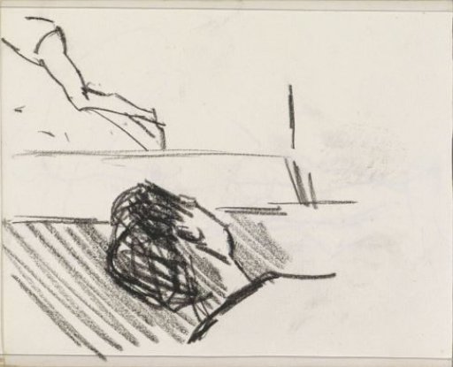 Head and women's legs