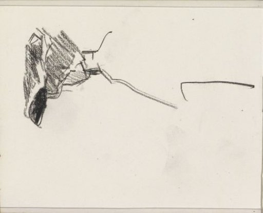Woman with hat, seen from behind